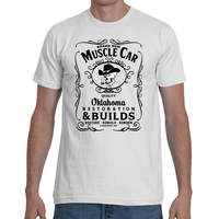 Brand New Muscle Car T-Shirt Mens Design 6 Black Ink FRONT ONLY