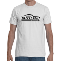 Brand New Muscle Car T-Shirt Mens Front 1 Back 1 Black Ink FRONT AND BACK